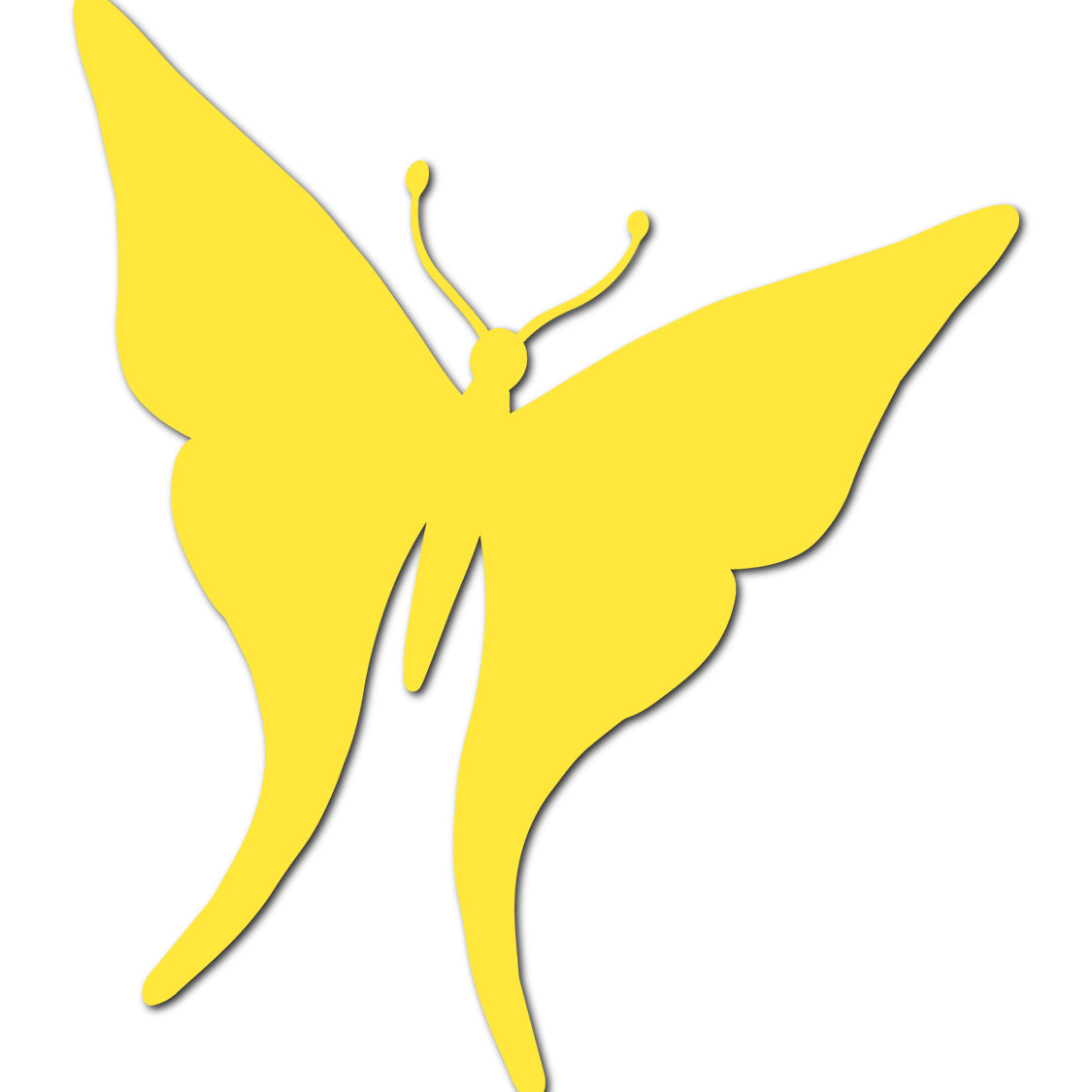 Butterfly SVG PNG Template - Shape 44