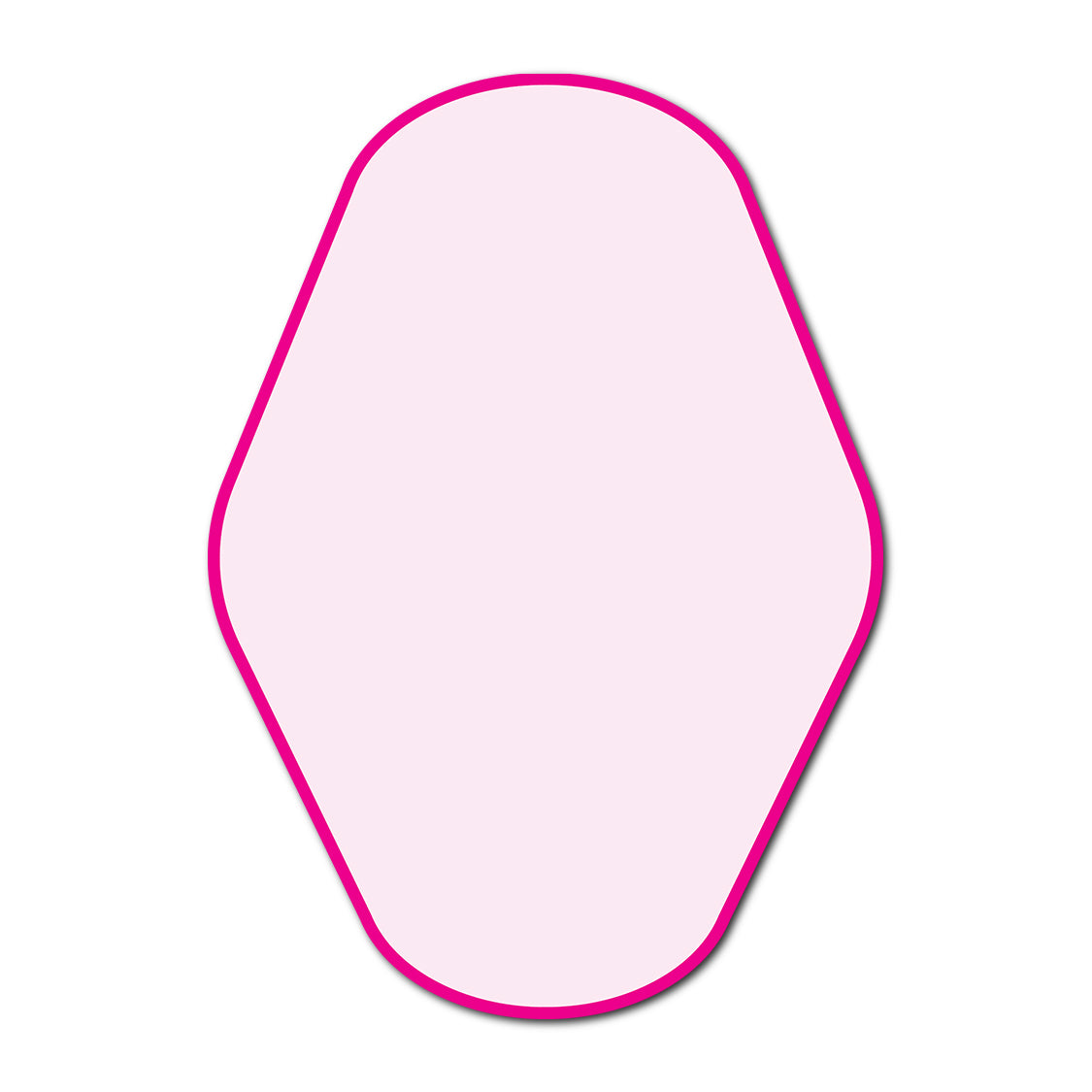 Classic Mounted 2-Layer Card | SVG Template - Shape P203