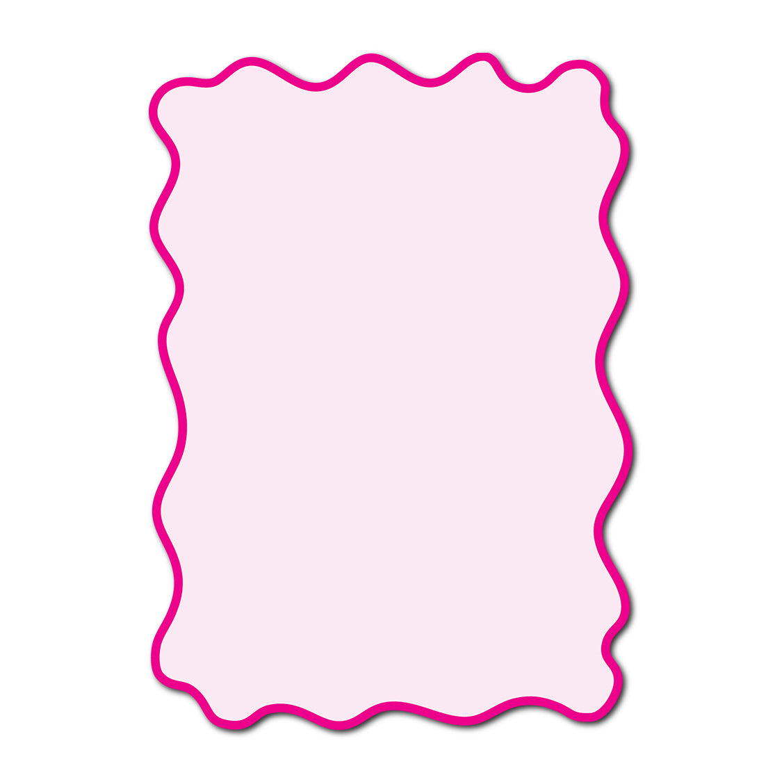 Classic Mounted 2-Layer Card | SVG Template - Shape P219
