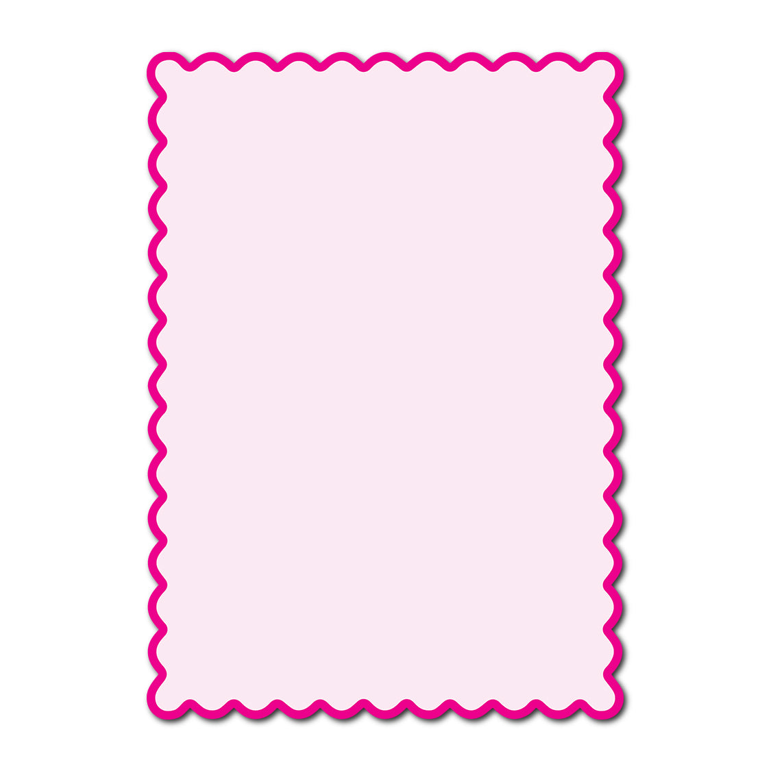 Classic Mounted 2-Layer Card | SVG Template - Shape P227