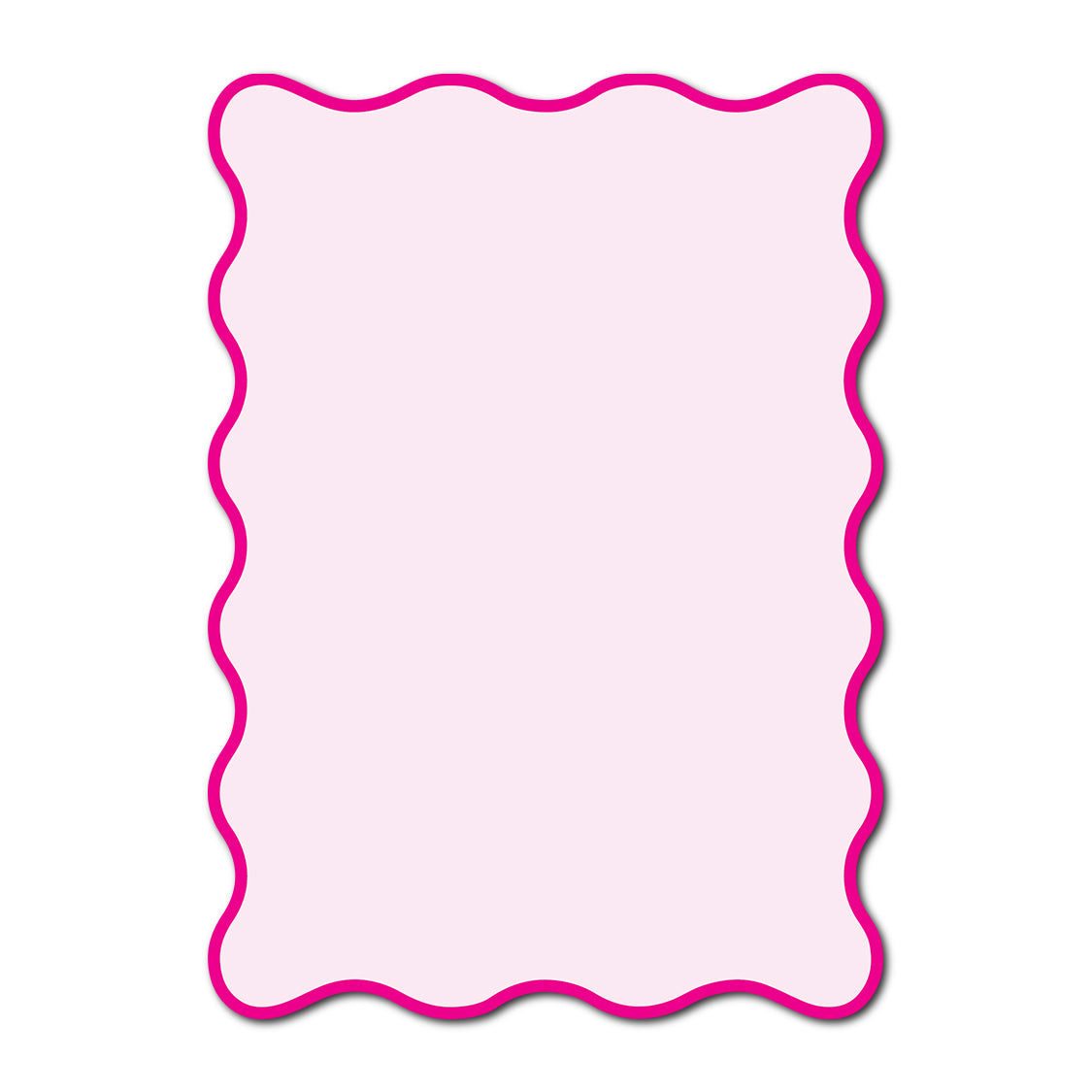 Classic Mounted 2-Layer Card | SVG Template - Shape P240