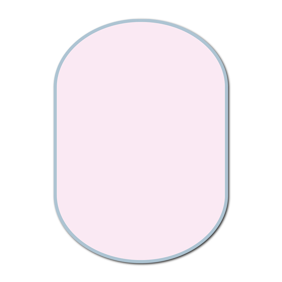 Classic Mounted 2-Layer Card | SVG Template - Shape P54