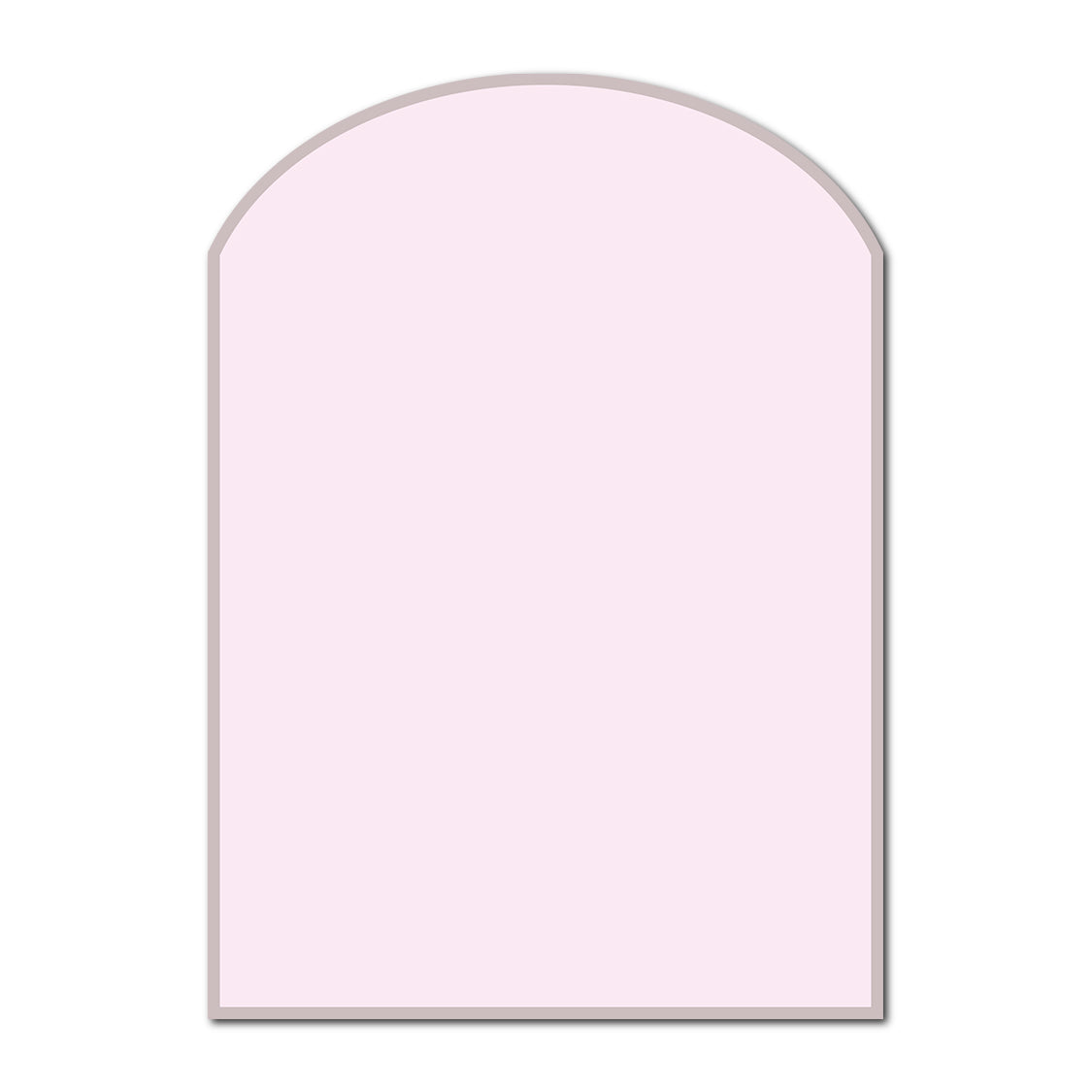 Classic Mounted 2-Layer Card | SVG Template - Archway Shape