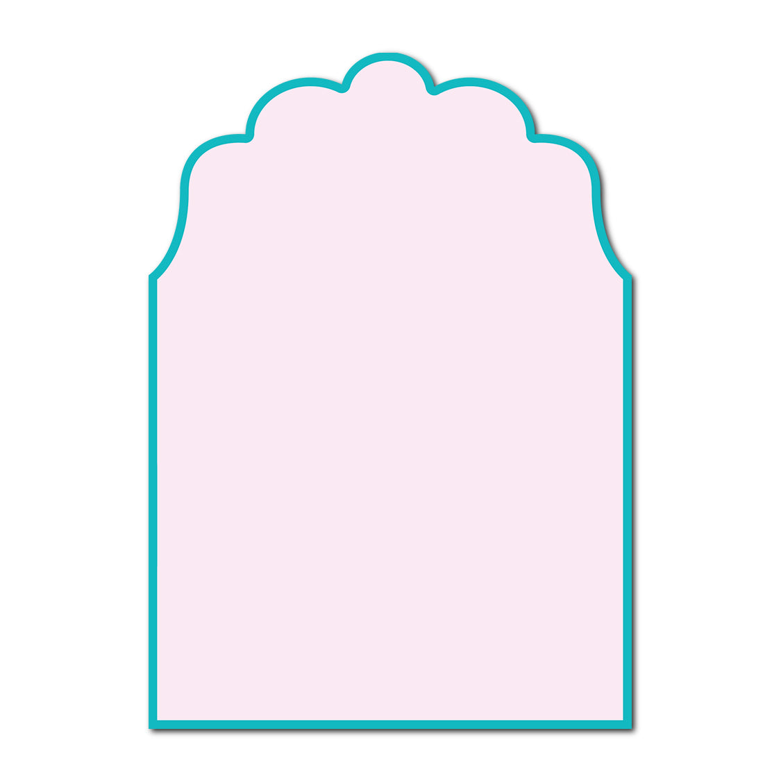 Classic Mounted 2-Layer Card | SVG Template - Enchanted Shape