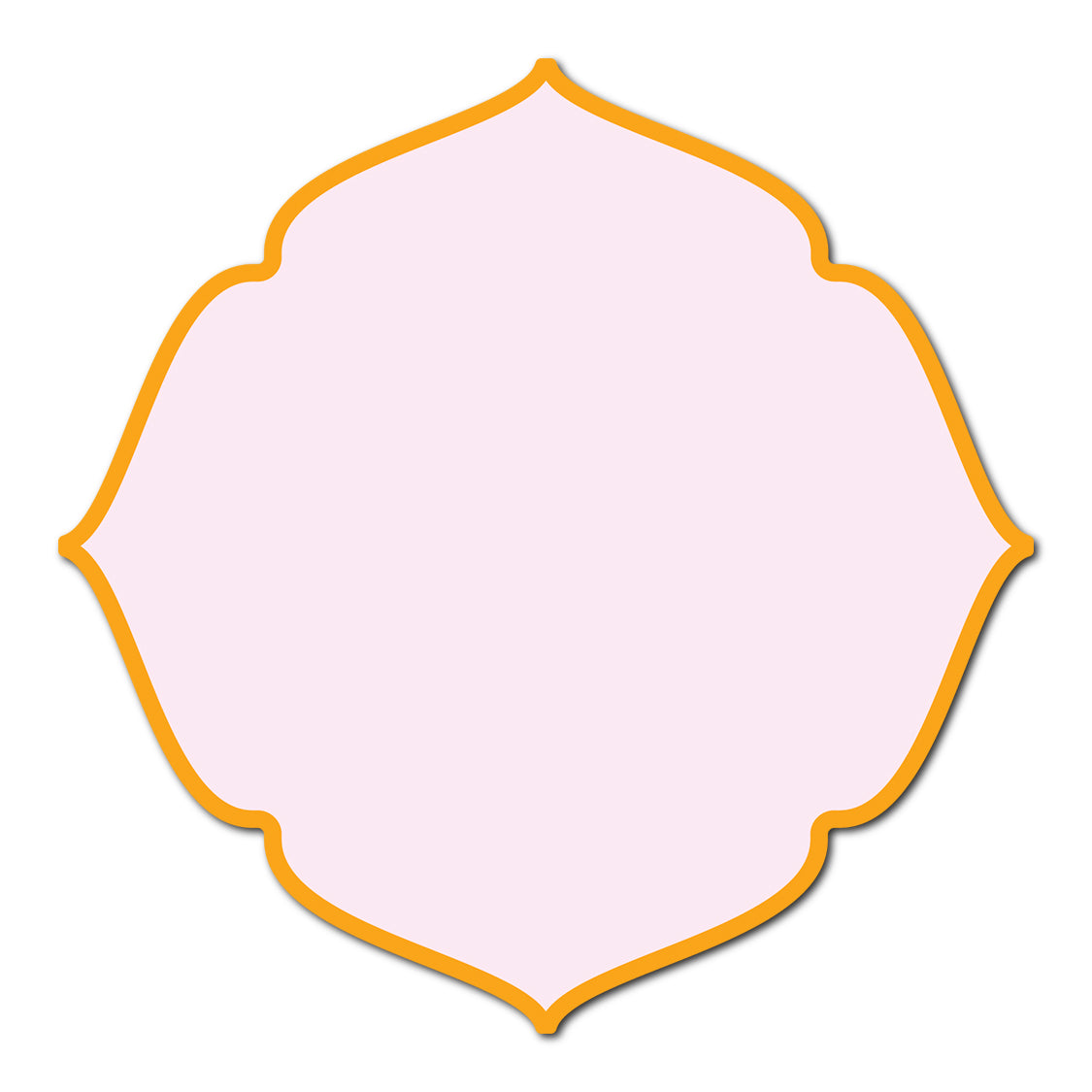 Classic Mounted 2-Layer Card | SVG Template - Shape S32