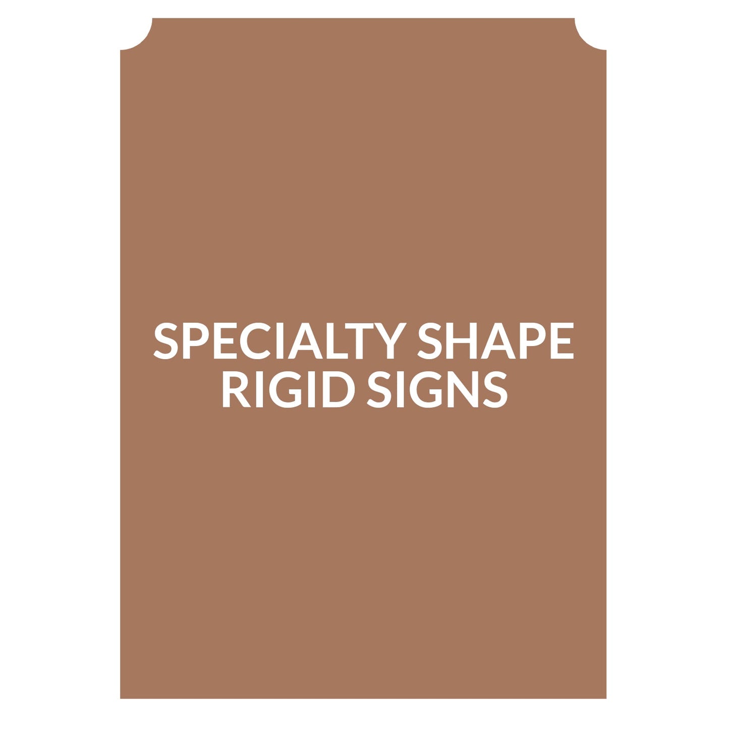 Simple Foamboard Sign - 36 x 84 inch