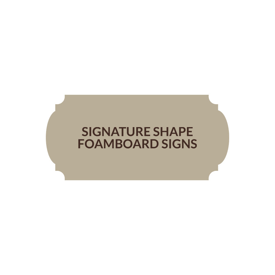 Signature Shape 20 - FoamBoard