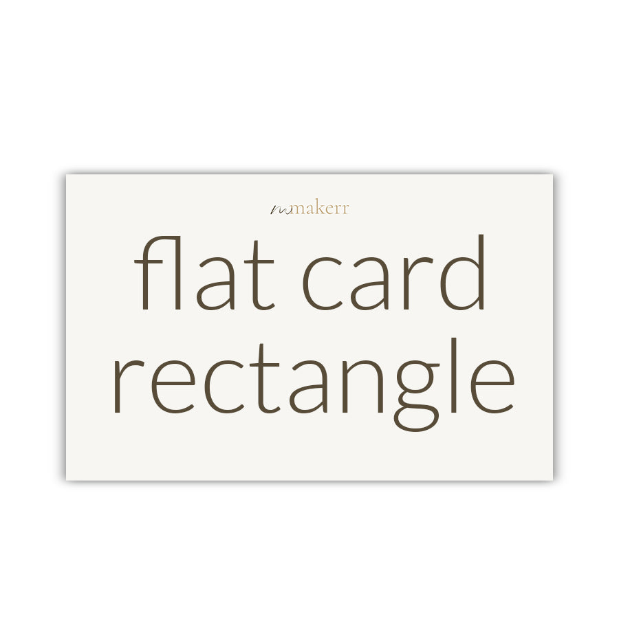 2.5" x 3.5" 110lb Linen White - Landscape (Double Side)