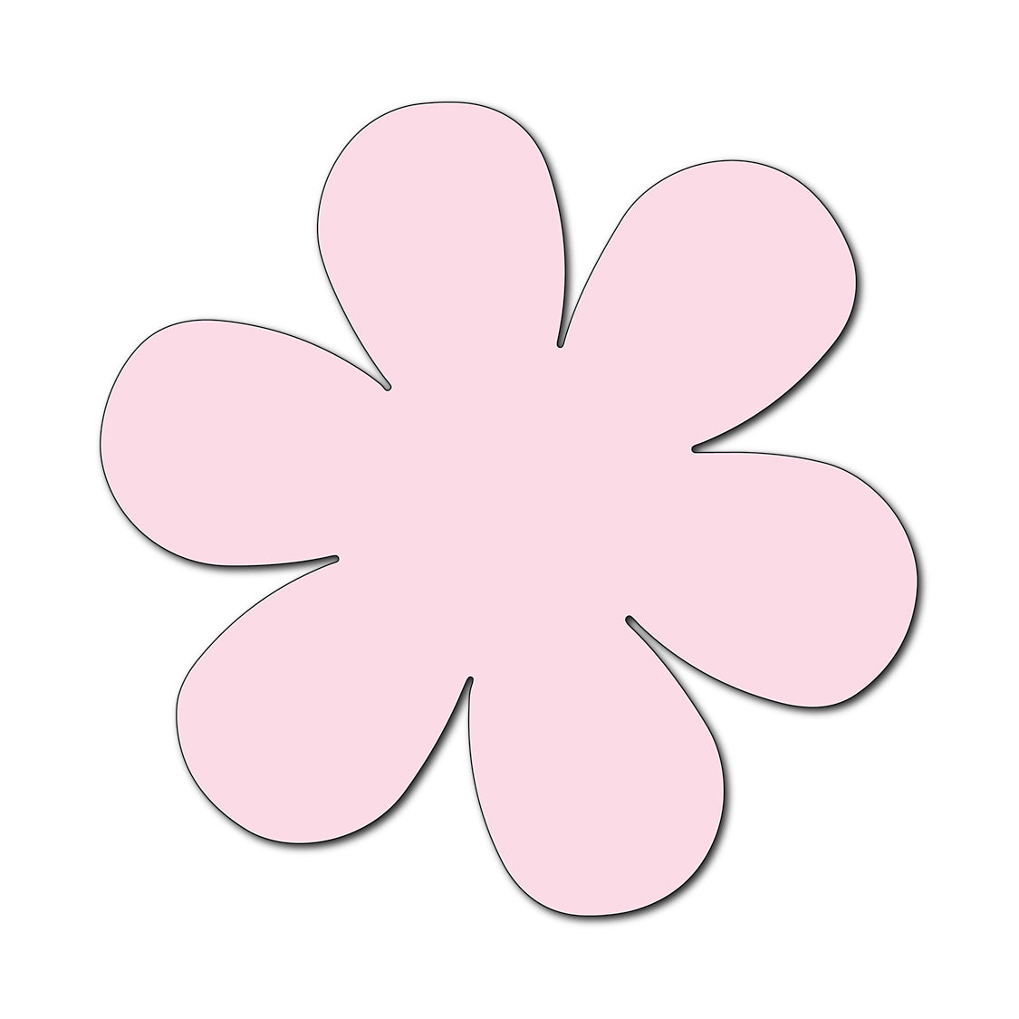 Paper Flower-Making SVG Template | Flower Center - Shape 6
