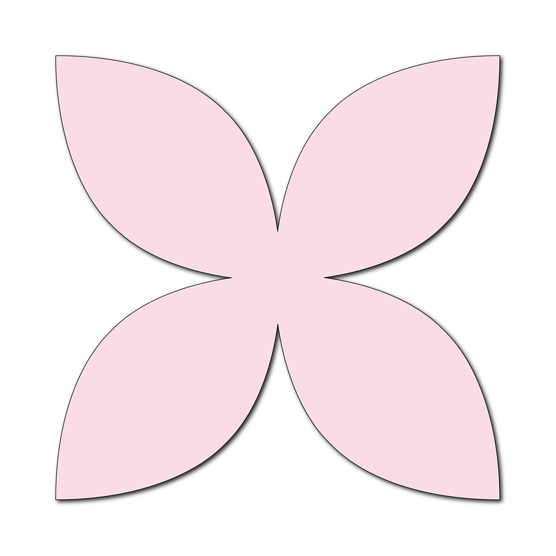 Paper Flower-Making SVG Template | Flower Center - Shape 26