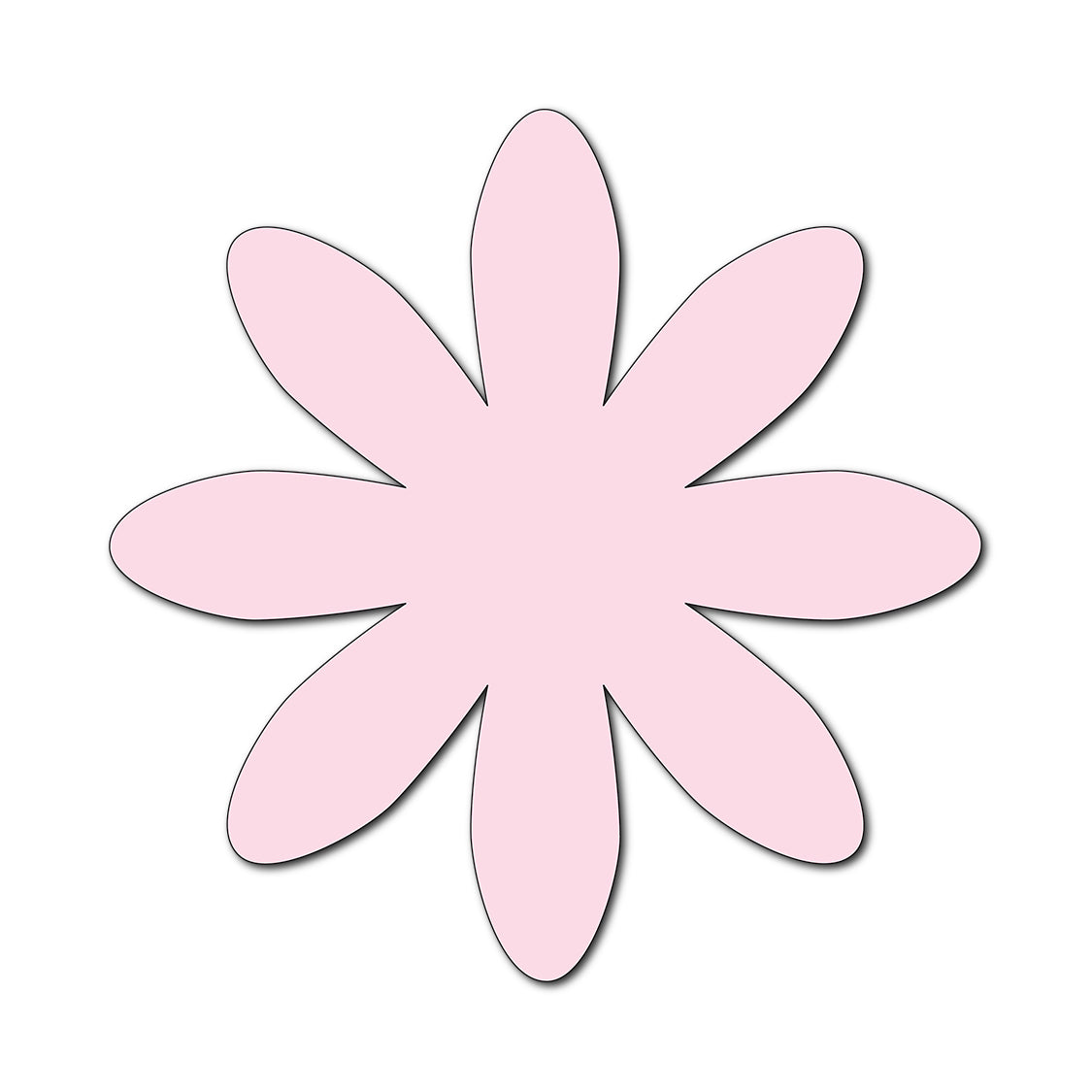 Paper Flower-Making SVG Template | Flower Center - Shape 36