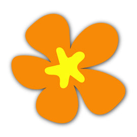 Paper Flower-Making SVG Template | Flower Center - Shape 71