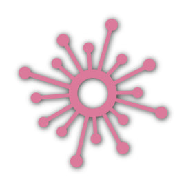 Paper Flower-Making SVG Template | Flower Center - Shape 80