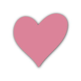 Heart Shape SVG PNG Template - Shape 38