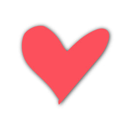 Heart Shape SVG PNG Template - Shape 45