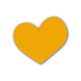 Heart Shape SVG PNG Template - Shape 61