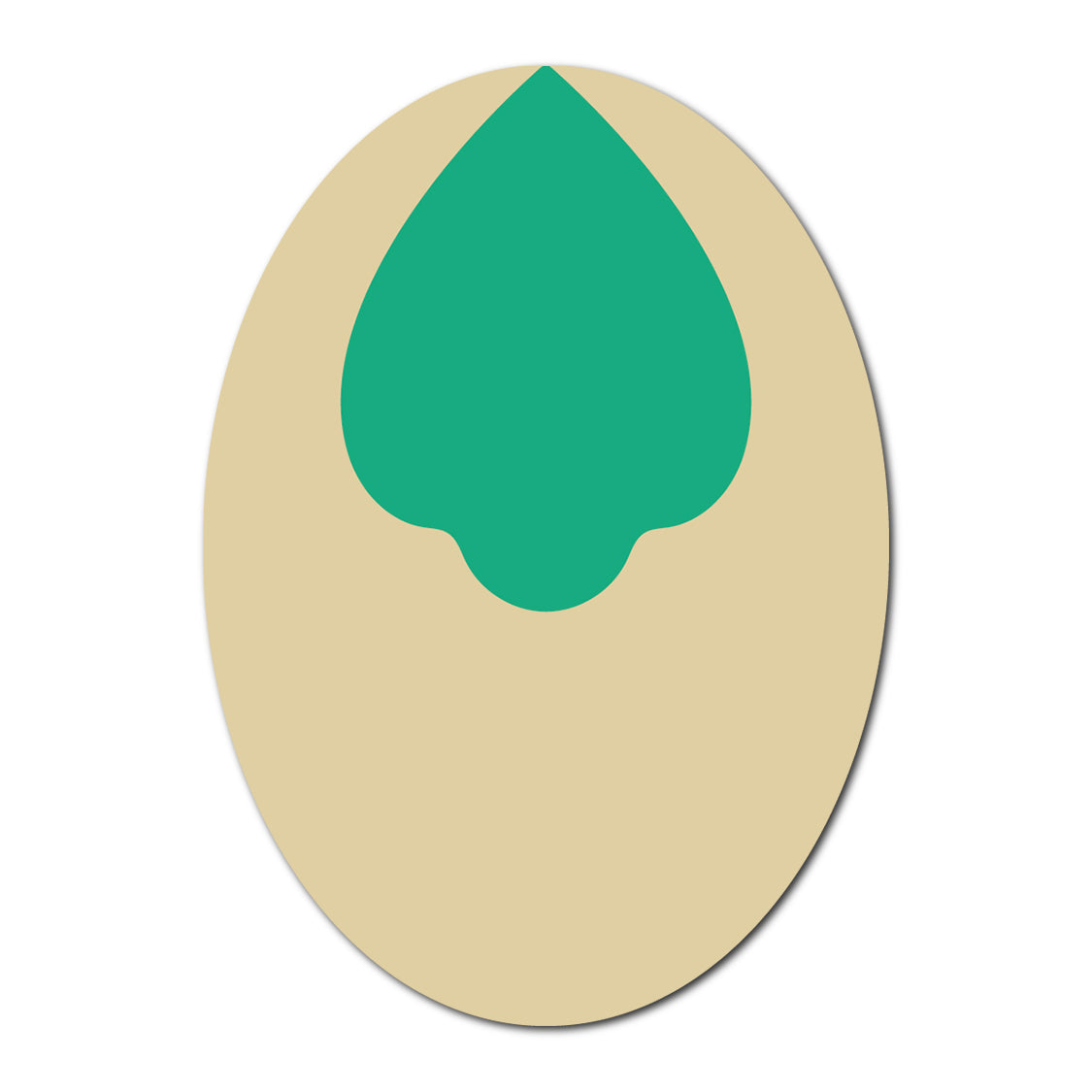 Layered Jewel Style Favor Tag | SVG Template - Shape 12