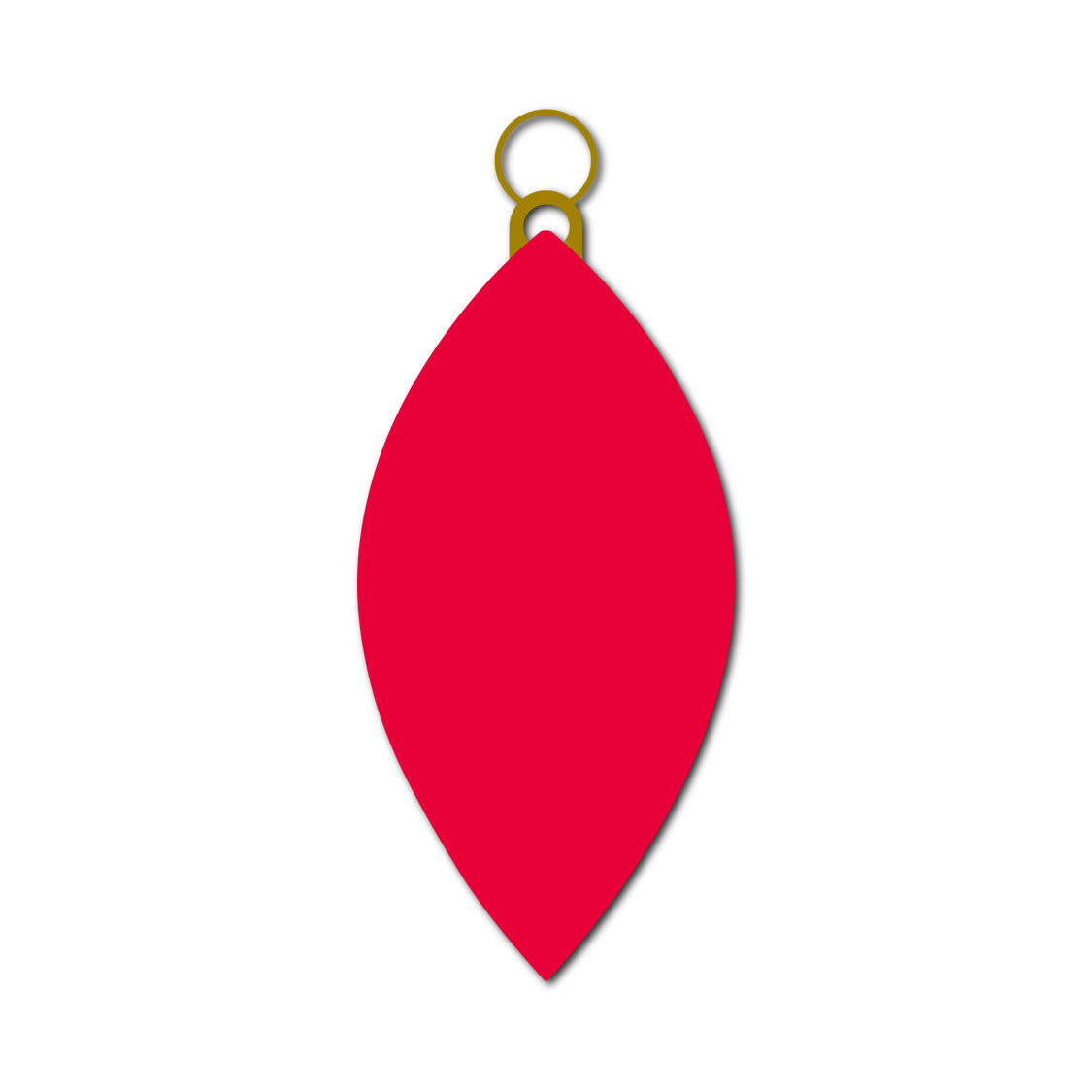 Ornament Gift Tag SVG PNG Template - Shape 12
