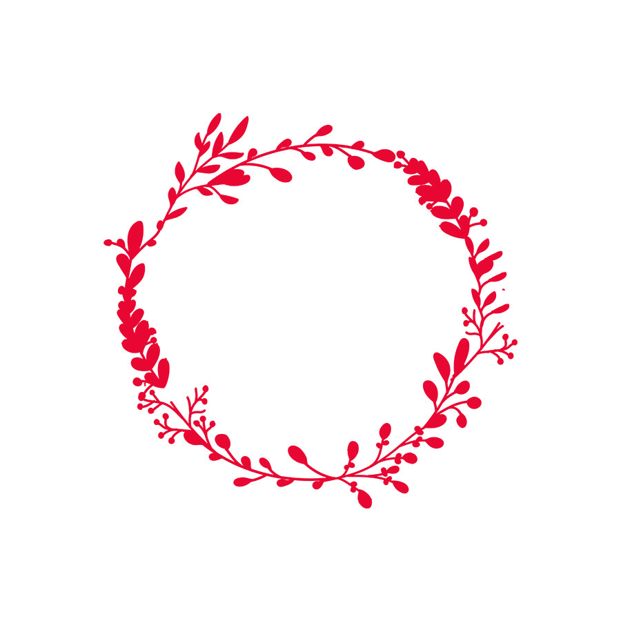 Wreath Design SVG PNG Template - Design 2