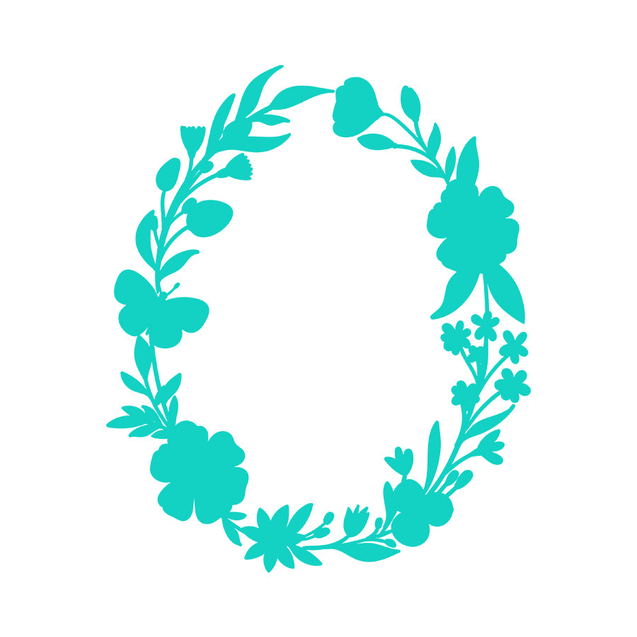 Wreath Design SVG PNG Template - Design 12