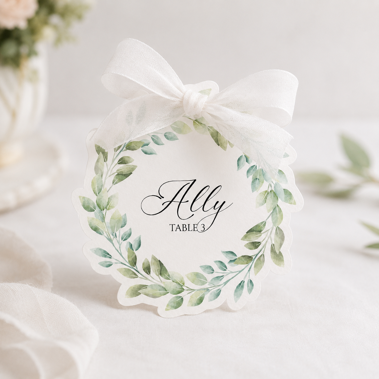 Personalized Wedding Place Cards | Semi-Custom Print | Signature Design 76