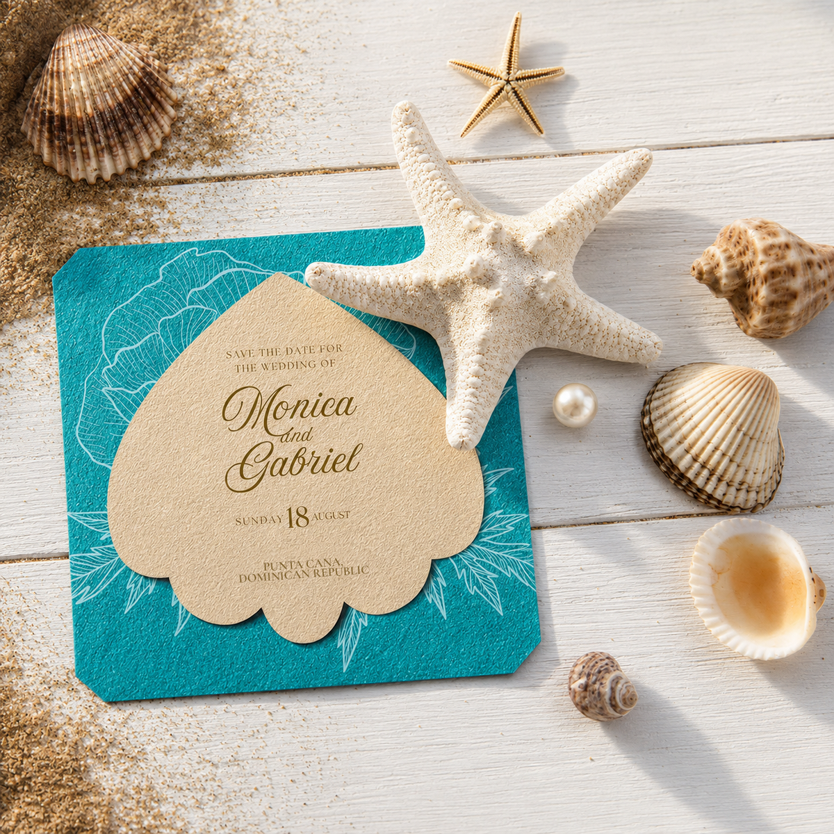 CUT TEMPLATES: Layered Wedding Invites