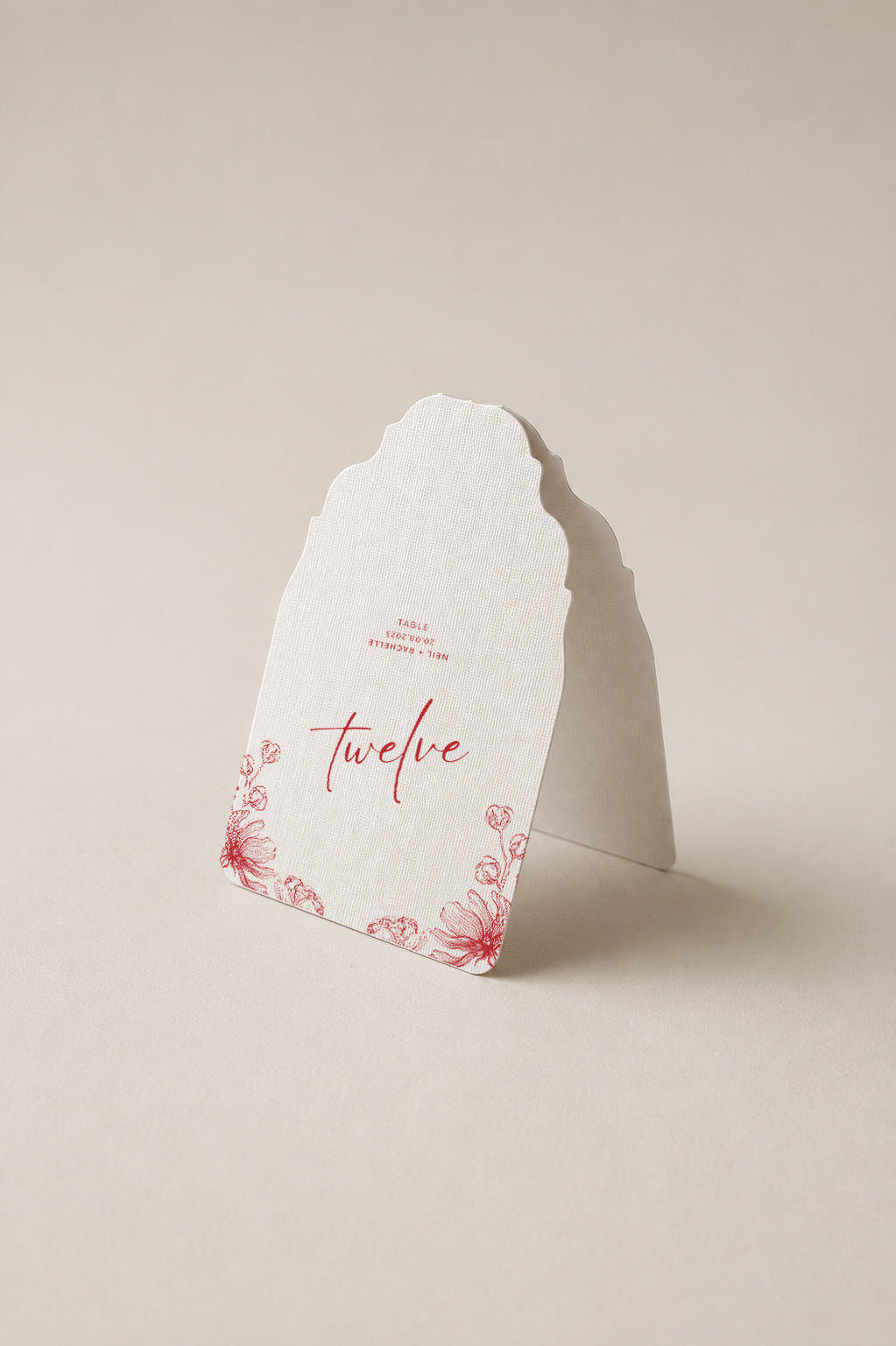 CUT TEMPLATES: Folded Place Cards
