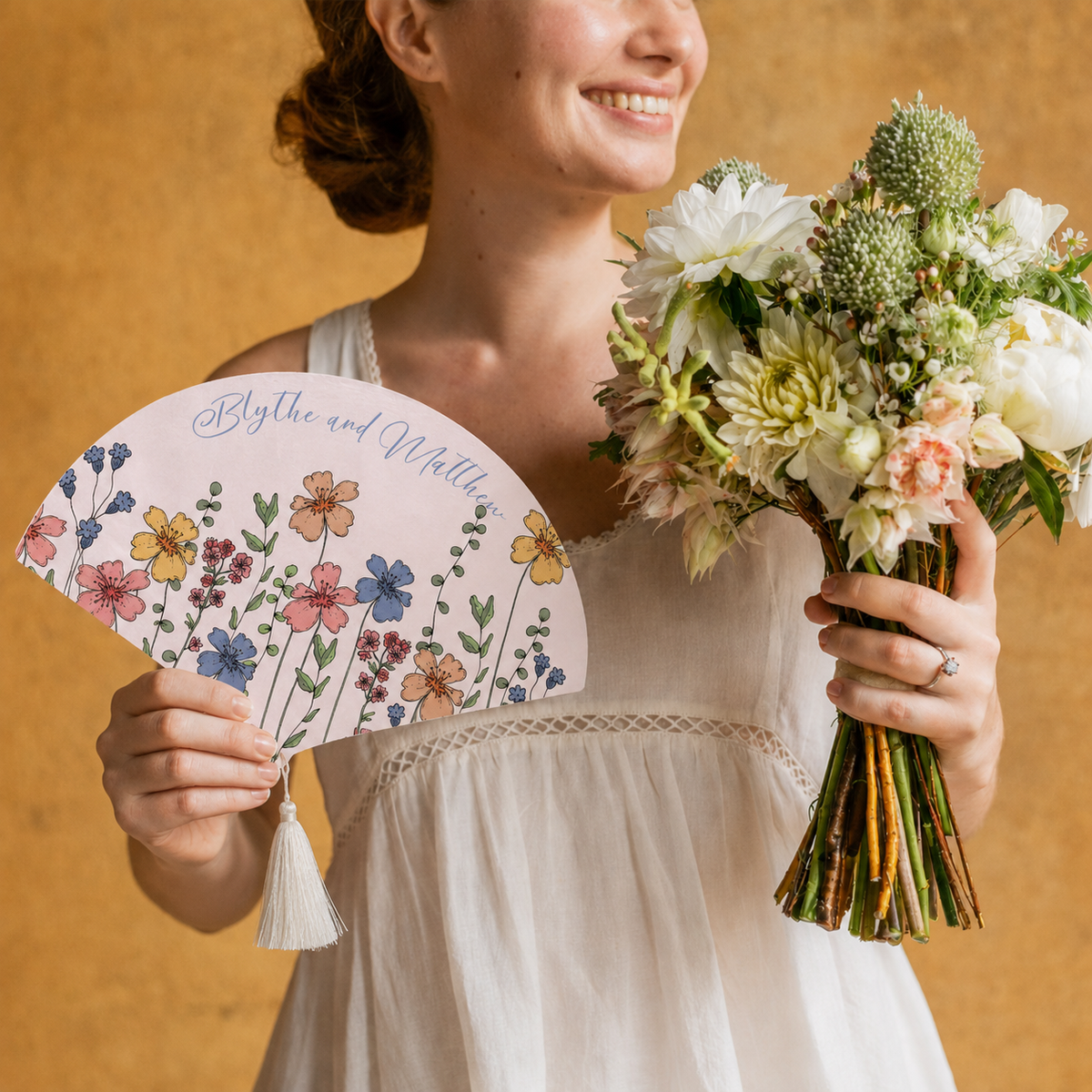 CUT TEMPLATES: Wedding Program Fans