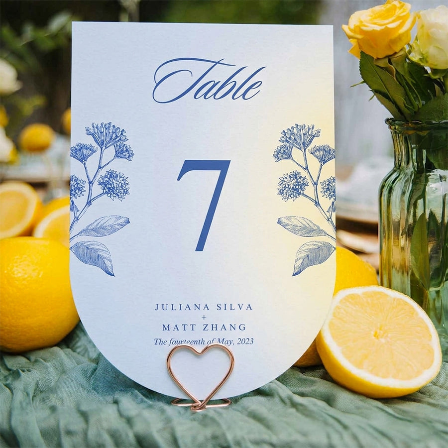 TABLE NUMBERS