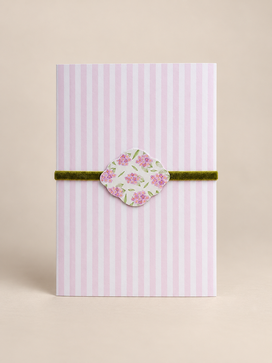 Watercolor Floral 5-Piece Stacked Wedding Invitation PNG Templates | Print and Cut Invitation Suite - Chloe Collection