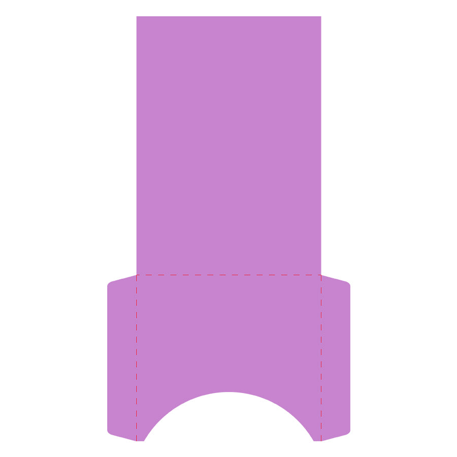 Invitation Sleeve Template for 5x7" Invitation Suite - Free 5x7 invitation Sleeve SVG for Cricut