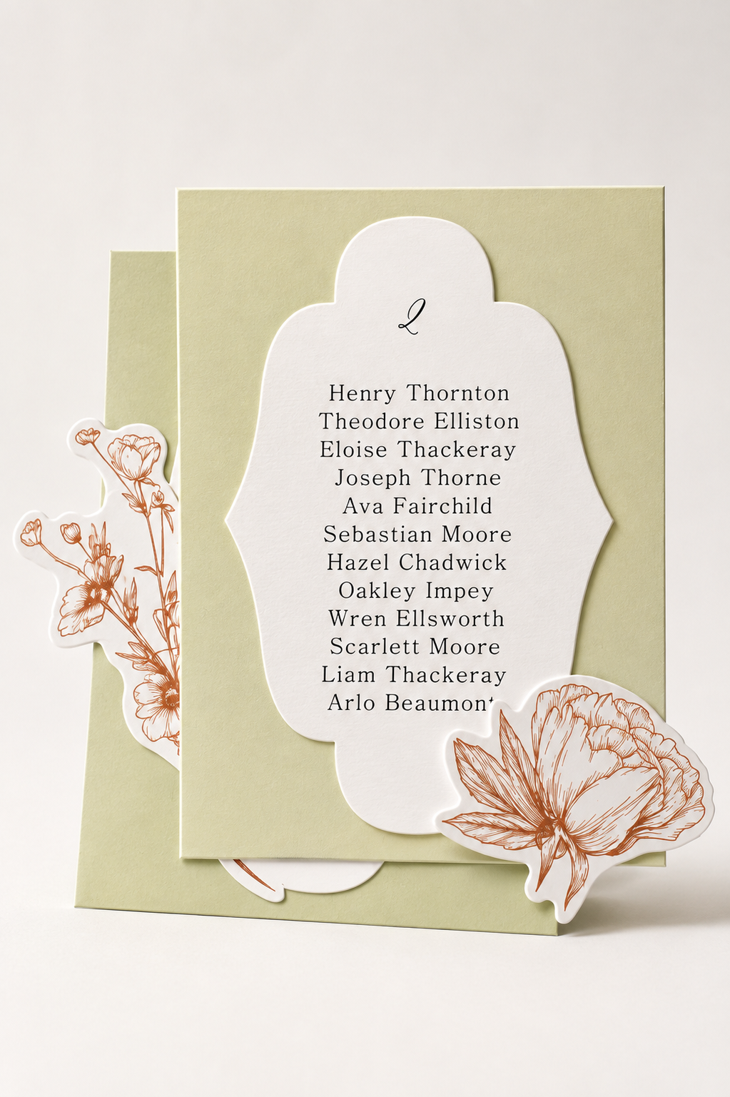 Floral Wedding Seating Chart Sign Templates | 3-Piece Print-and-Cut PNG Seating Sign Set - Catherine Collection
