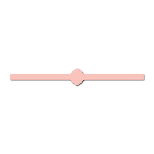 Portrait Wedding Invitation Belly Band SVG Template | Skinny - Shape 10