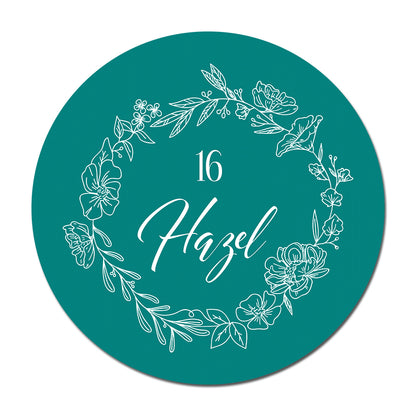 Personalized Wedding Place Cards | Semi-Custom White Ink Print | Signature Design 110