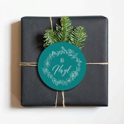 Personalized Wedding Place Cards | Semi-Custom White Ink Print | Signature Design 110