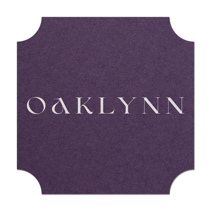 Personalized Wedding Place Cards | Fully Custom White Ink Print | Signature Shape 10