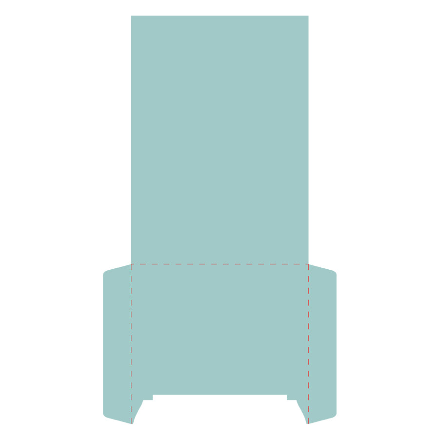 Invitation Sleeve Template for 5x7" Invitation Suite - Wedding Invitation Paper Sleeve SVG Cut File