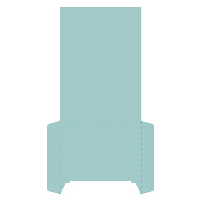 Invitation Sleeve Template for 5x7" Invitation Suite - Wedding Invitation Paper Sleeve SVG Cut File