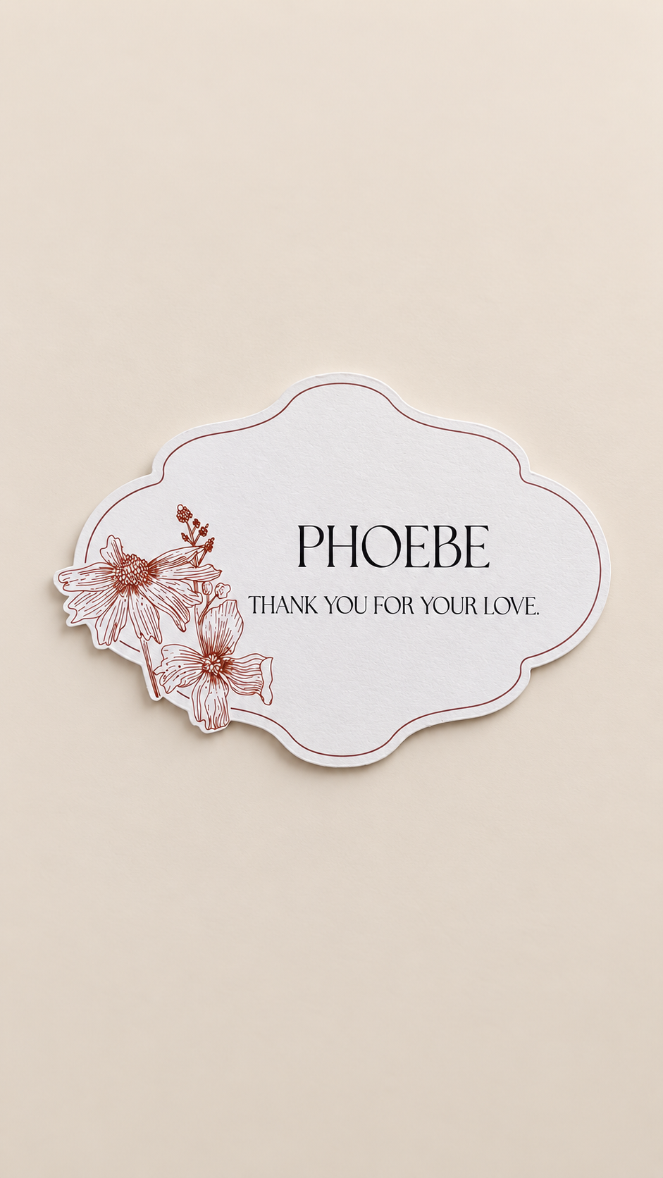 3-Piece Botanical Wedding Label & Mini Sign PNG Templates | Print-and-Cut Wedding Signage Set - Arabella Collection