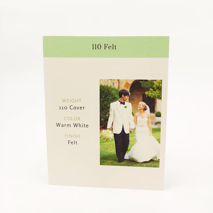 Standard Print 110lb Flat Card - Square Shape