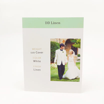 Standard Print 110lb Flat Card - Square Shape