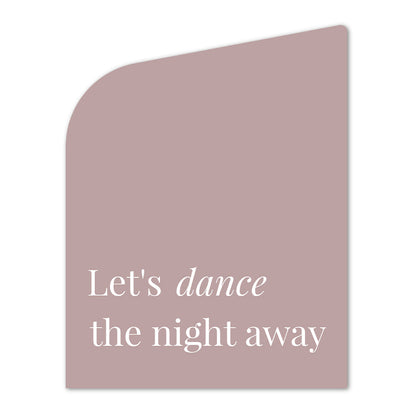 Medium Freestanding Contour Cut Signs  - Retro