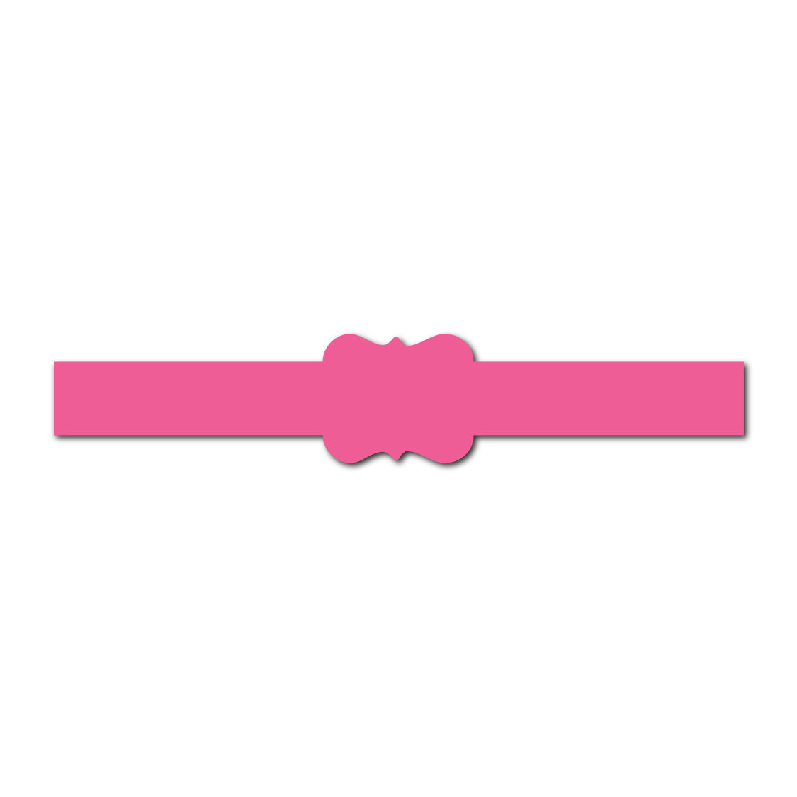 Portrait Wedding Invitation Belly Band SVG Template | Thin - Shape 11