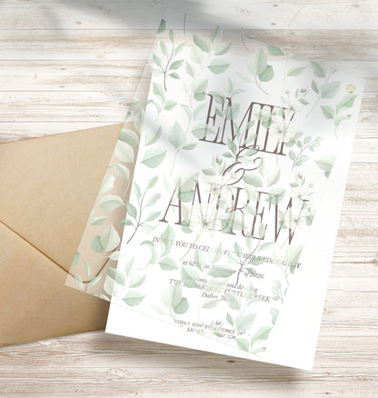 Free Garden-Inspired Vellum Overlay Template | Print-and-Cut PNG & Printable PDF - Design 11