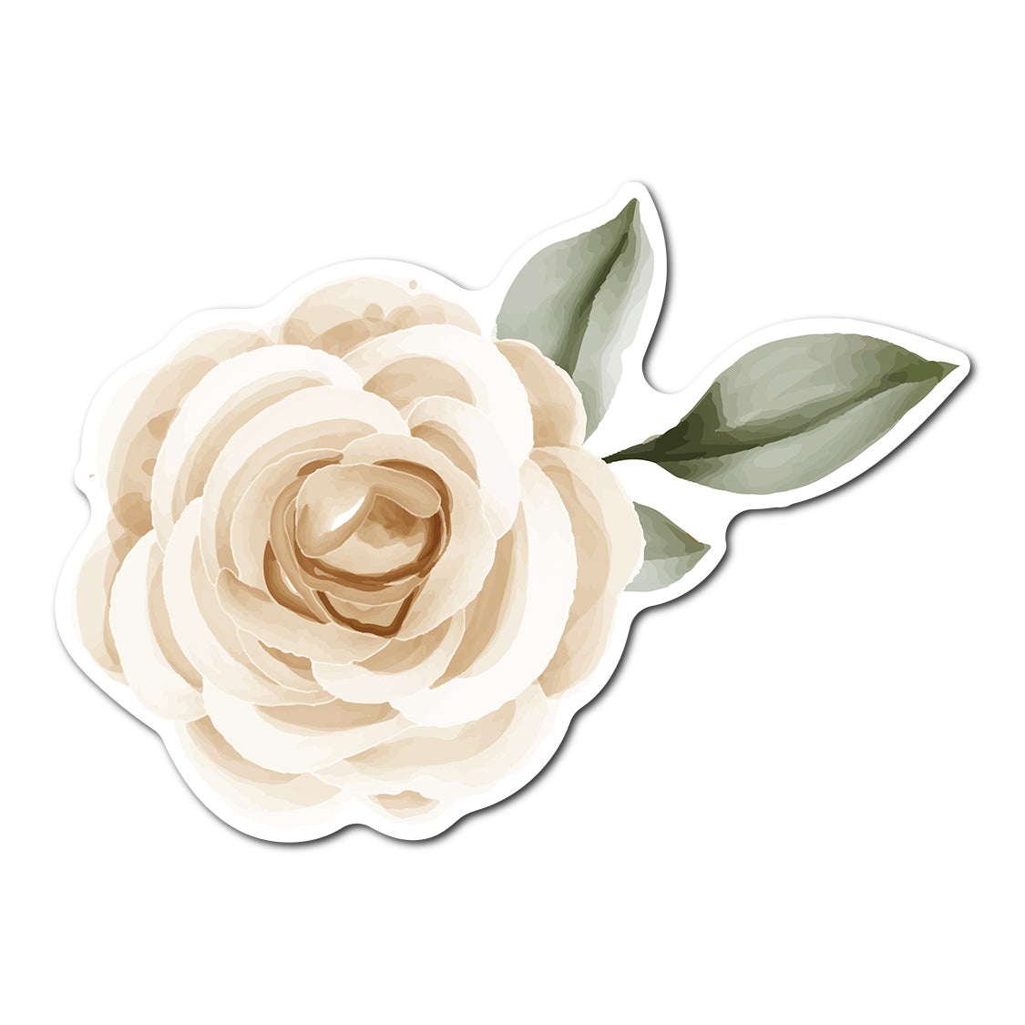 Free Watercolor Floral Place Card Accent PNG | Print-and-Cut Wedding Template - Design 11