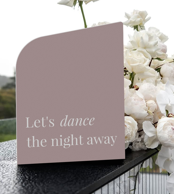 Medium Freestanding Contour Cut Signs  - Retro