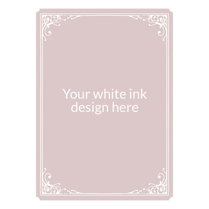 Personalized Wedding Table Numbers | Semi-Custom White Ink Print | Signature Design 12