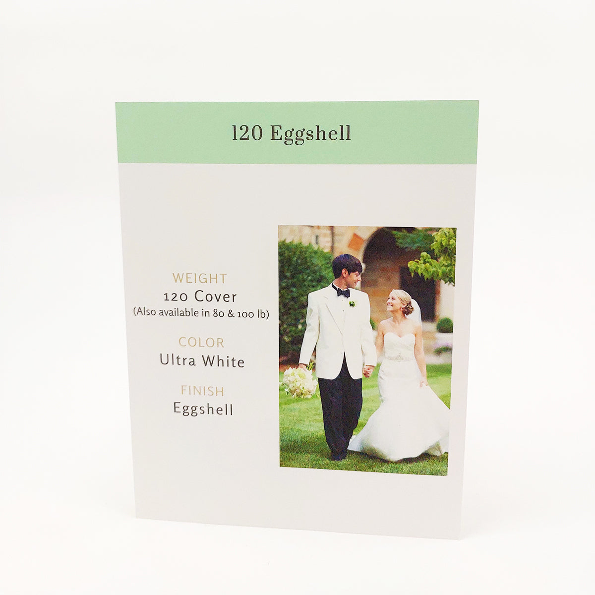 Standard Print Flat Card - Oval Shape