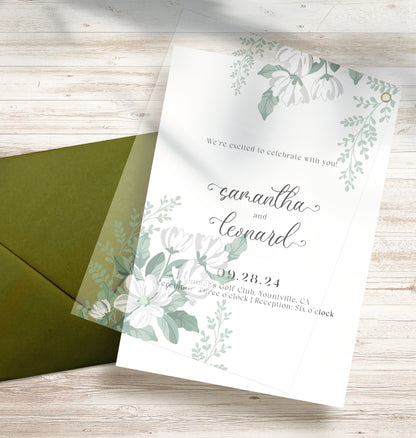 Free Garden-Inspired Vellum Overlay Template | Print-and-Cut PNG & Printable PDF - Design 12