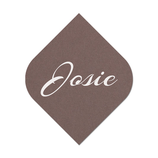 Personalized Wedding Place Cards | Fully Custom White Ink Print | Signature Shape 12